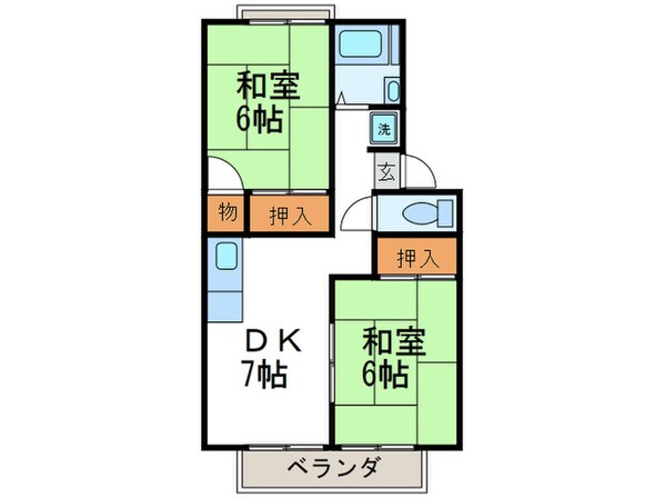 プレジ－ルＫⅡの物件間取画像